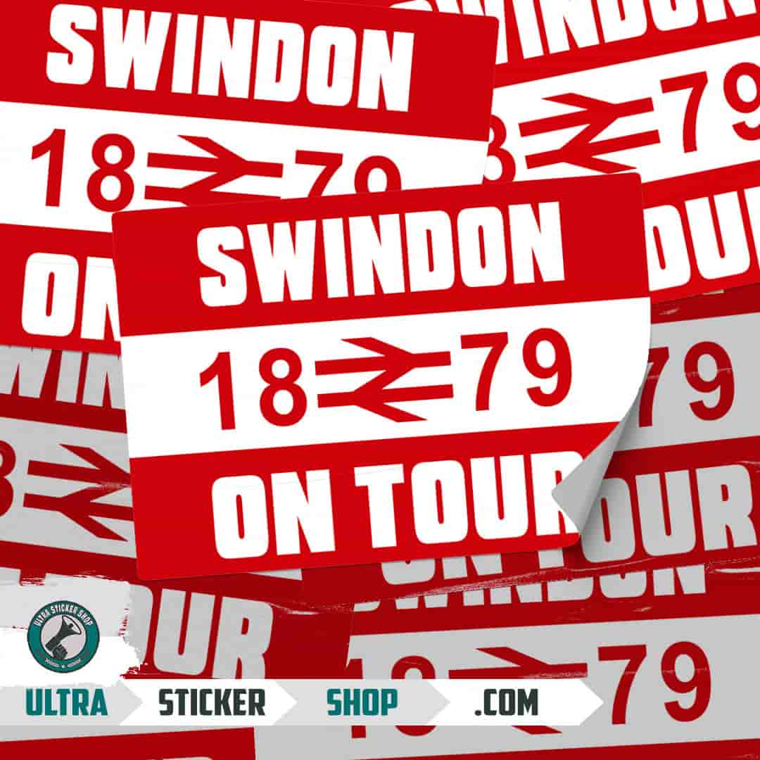 Swindon 1879 on tour Nalepnice