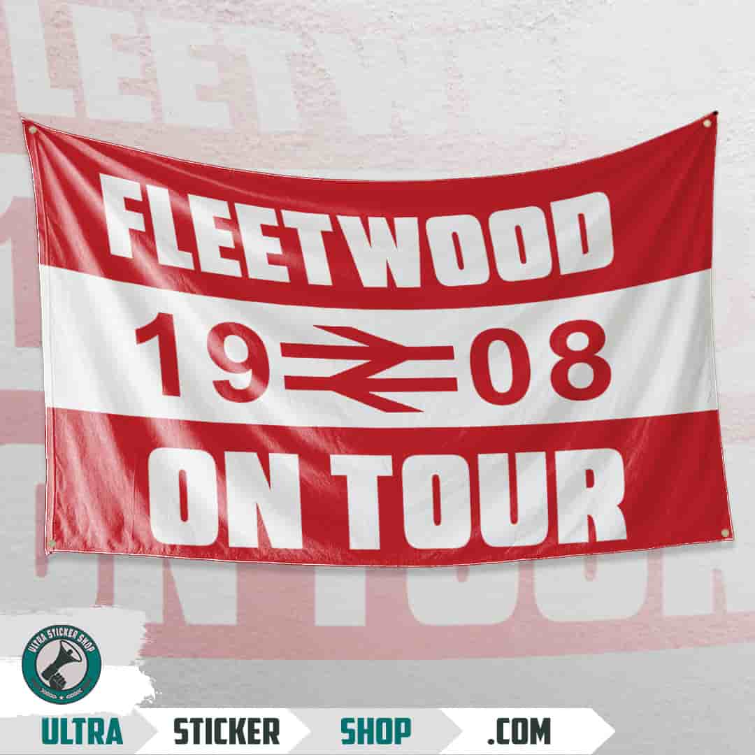 Fleetwood 1908 on tour Flagge