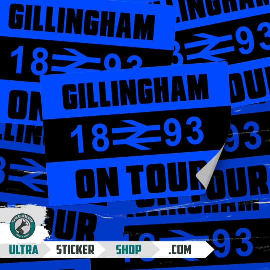Gillingham 1893 on tour Nalepnice