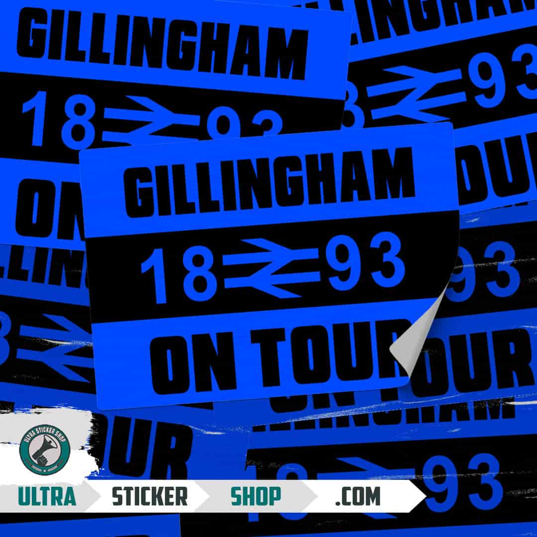 Gillingham 1893 on tour Nalepnice