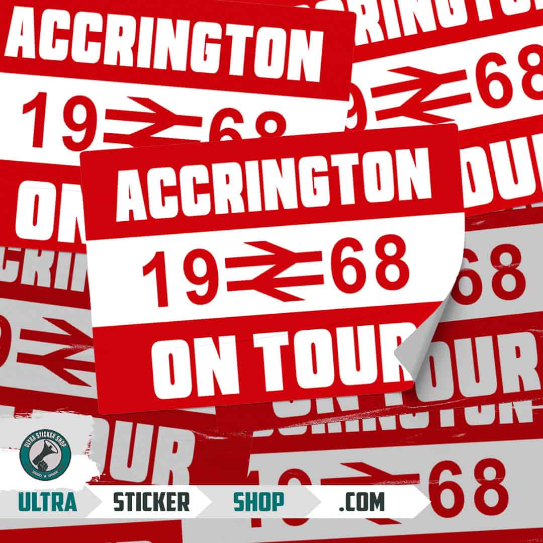 Accrington 1968 on tour Nalepnice