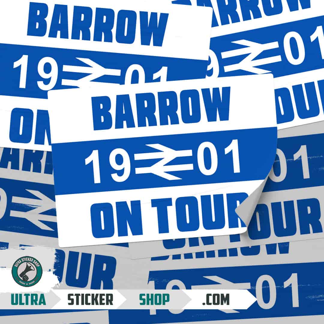 Barrow 1901 on tour Nálepky