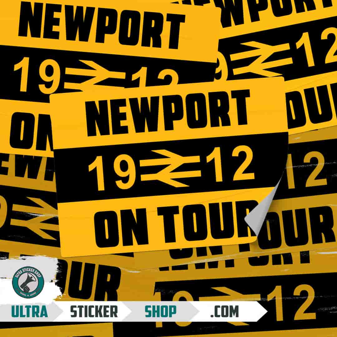 Newport 1912 on tour Nalepnice