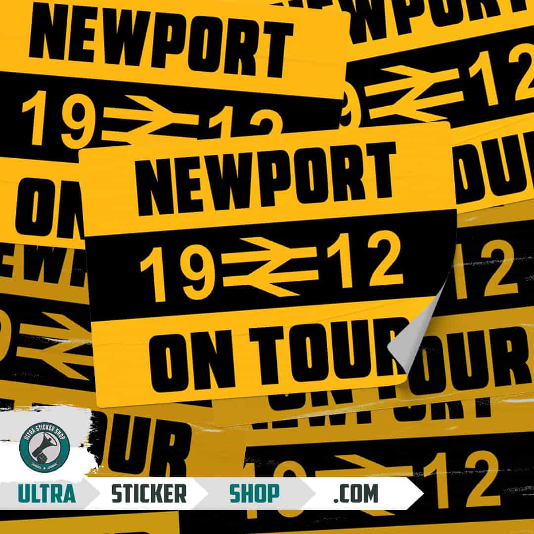 Newport 1912 on tour Nalepnice