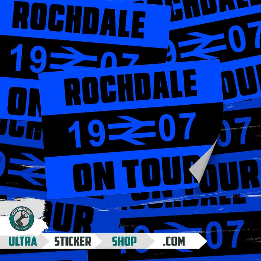 Rochdale 1907 on tour Nalepnice