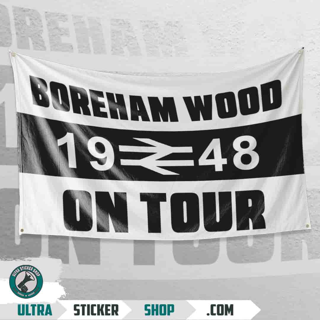 Boreham Wood 1948 on tour Flagge