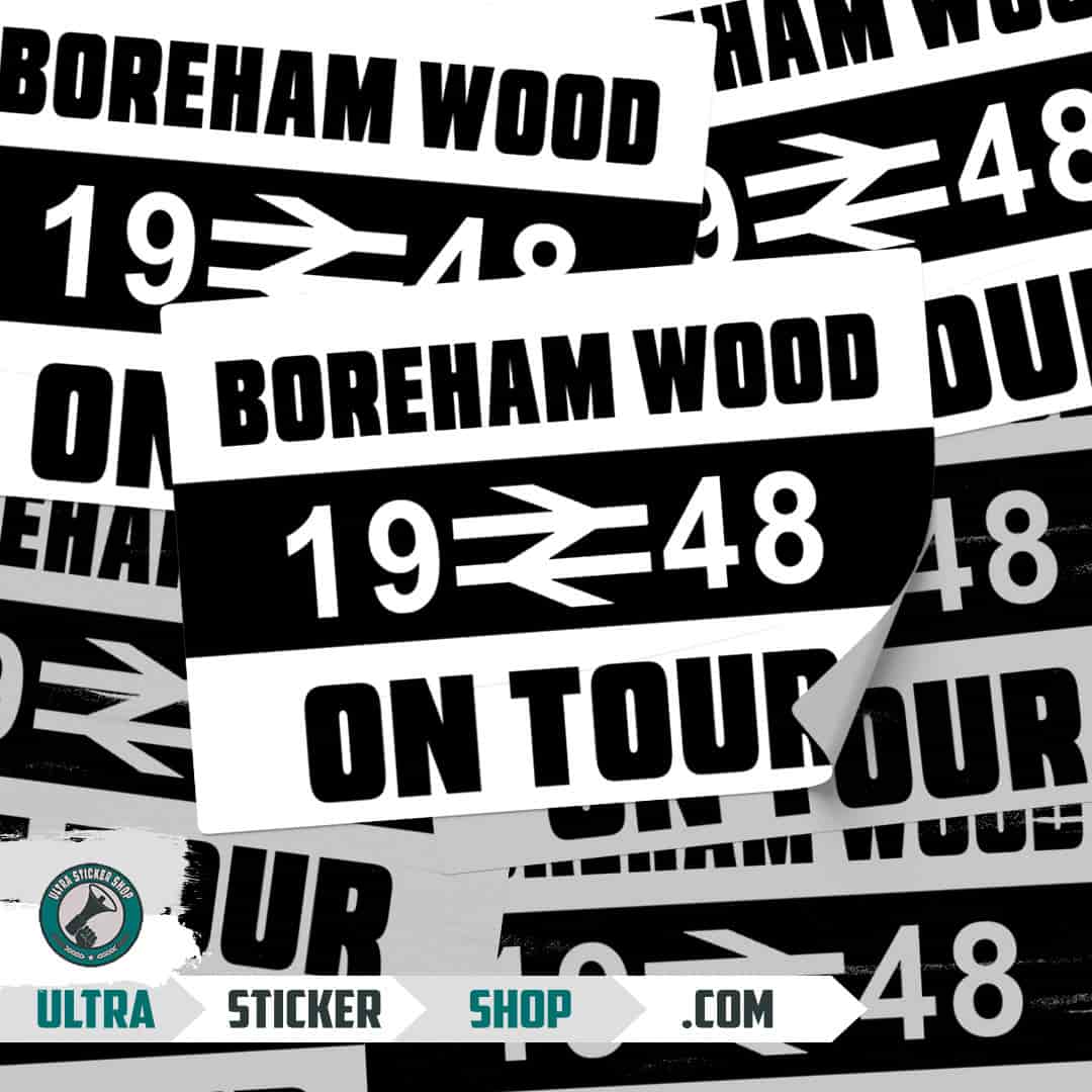 Boreham Wood 1948 on tour Aufkleber