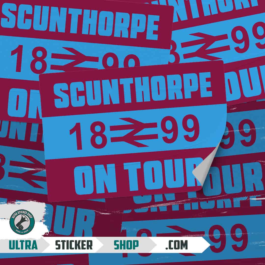 Scunthorpe 1899 on tour Nalepnice