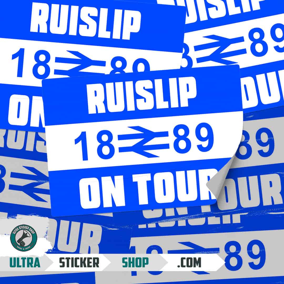 Ruislip 1889 on tour Nalepnice