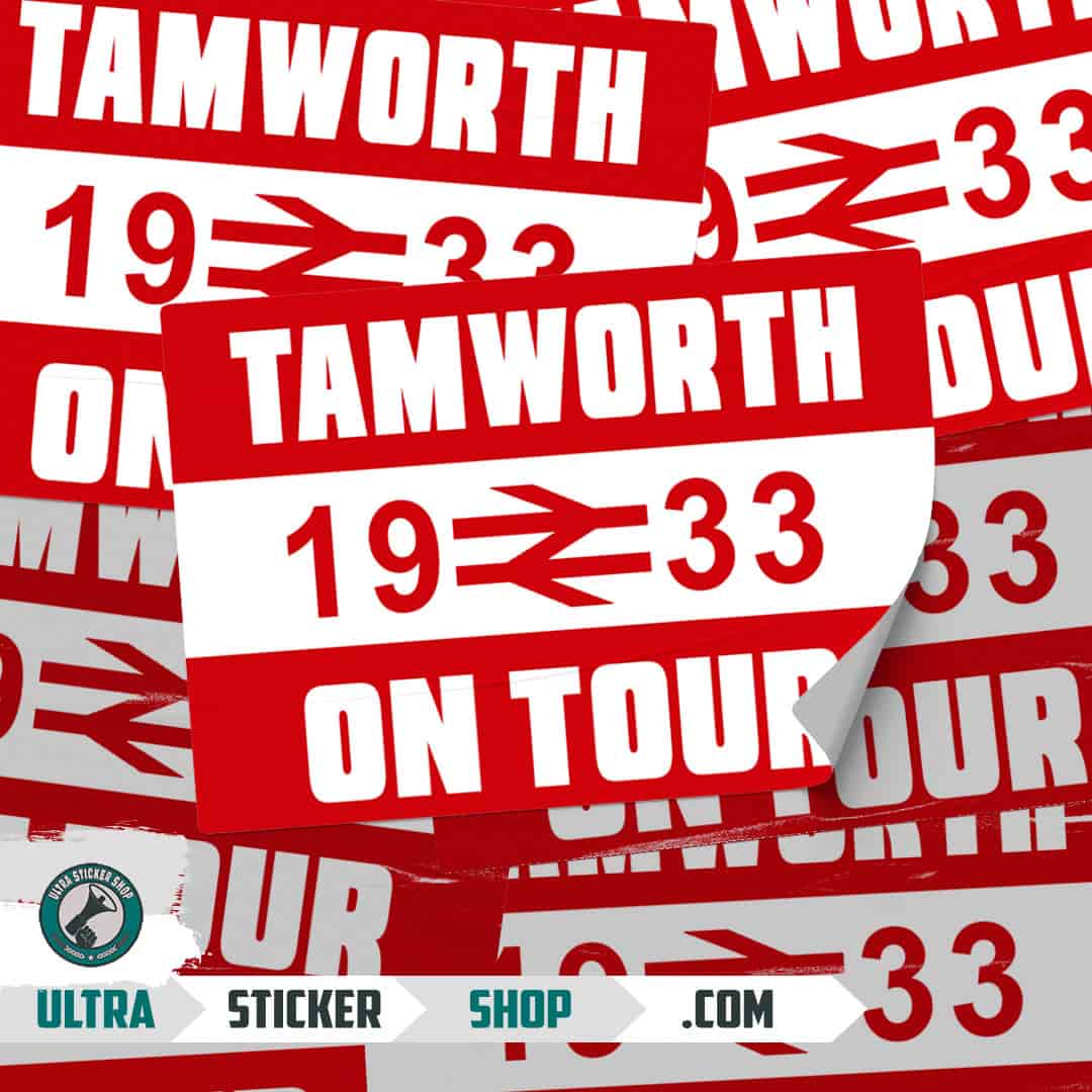 Tamworth 1933 on tour Nalepnice
