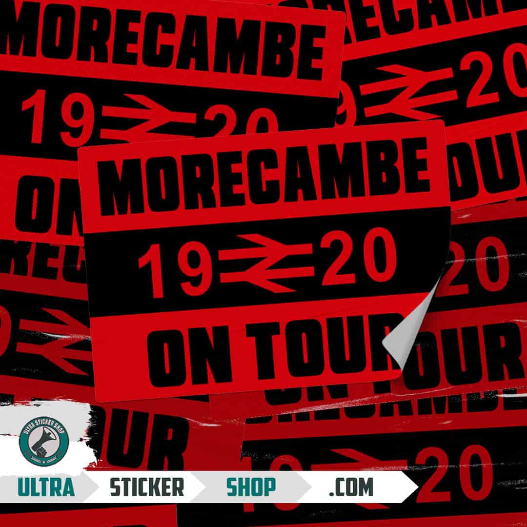 Morecambe 1920 on tour Nalepnice