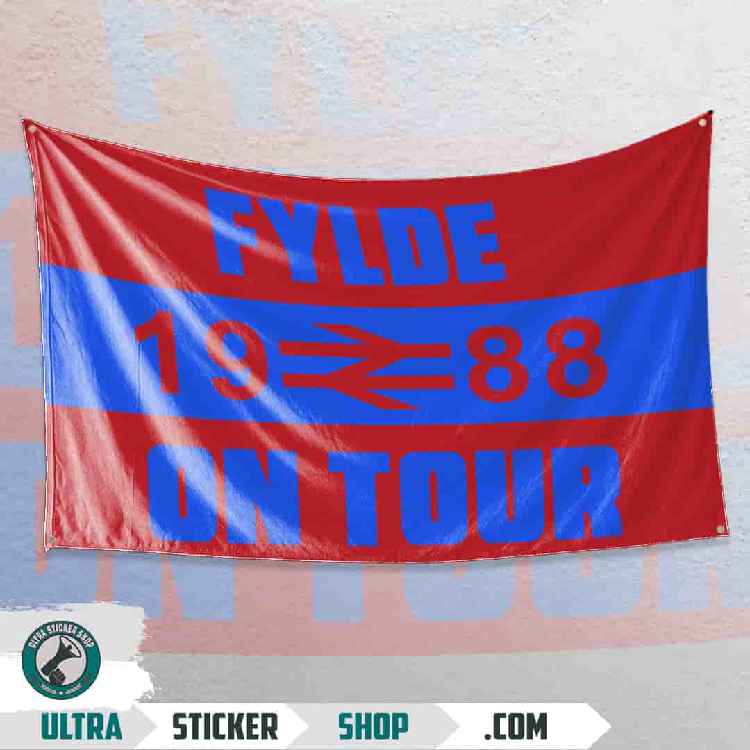 Fylde 1988 on tour Flagge