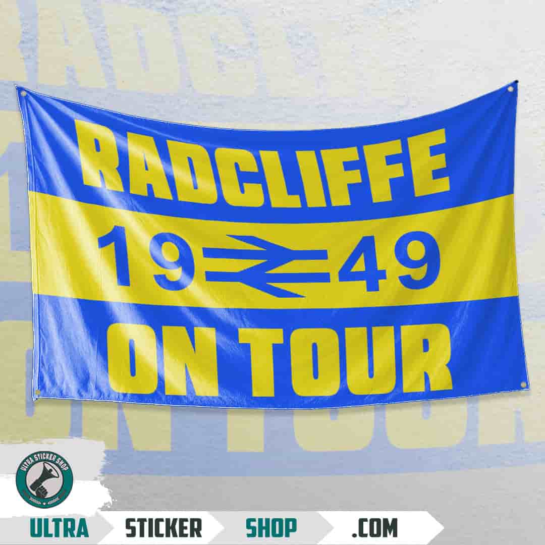 Radcliffe 1949 on tour Σημαία
