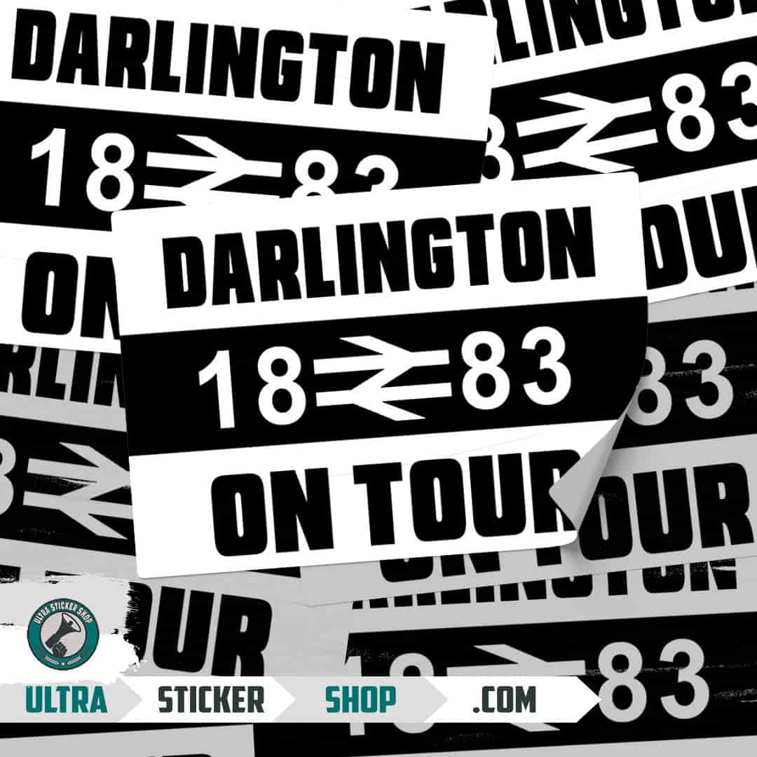 Darlington 1883 on tour Nalepnice