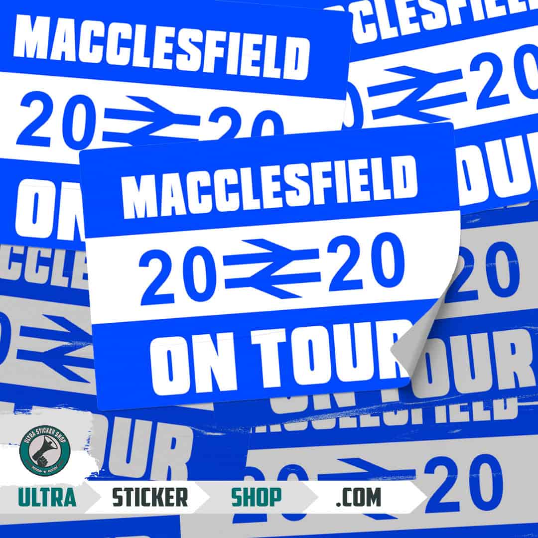 Macclesfield 2020 on tour Αυτοκόλλητα