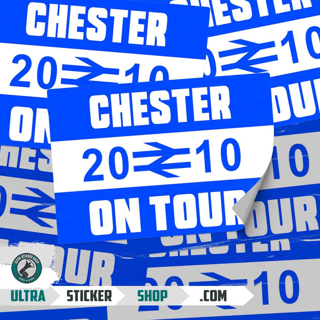 Chester 2010 on tour Naklejki