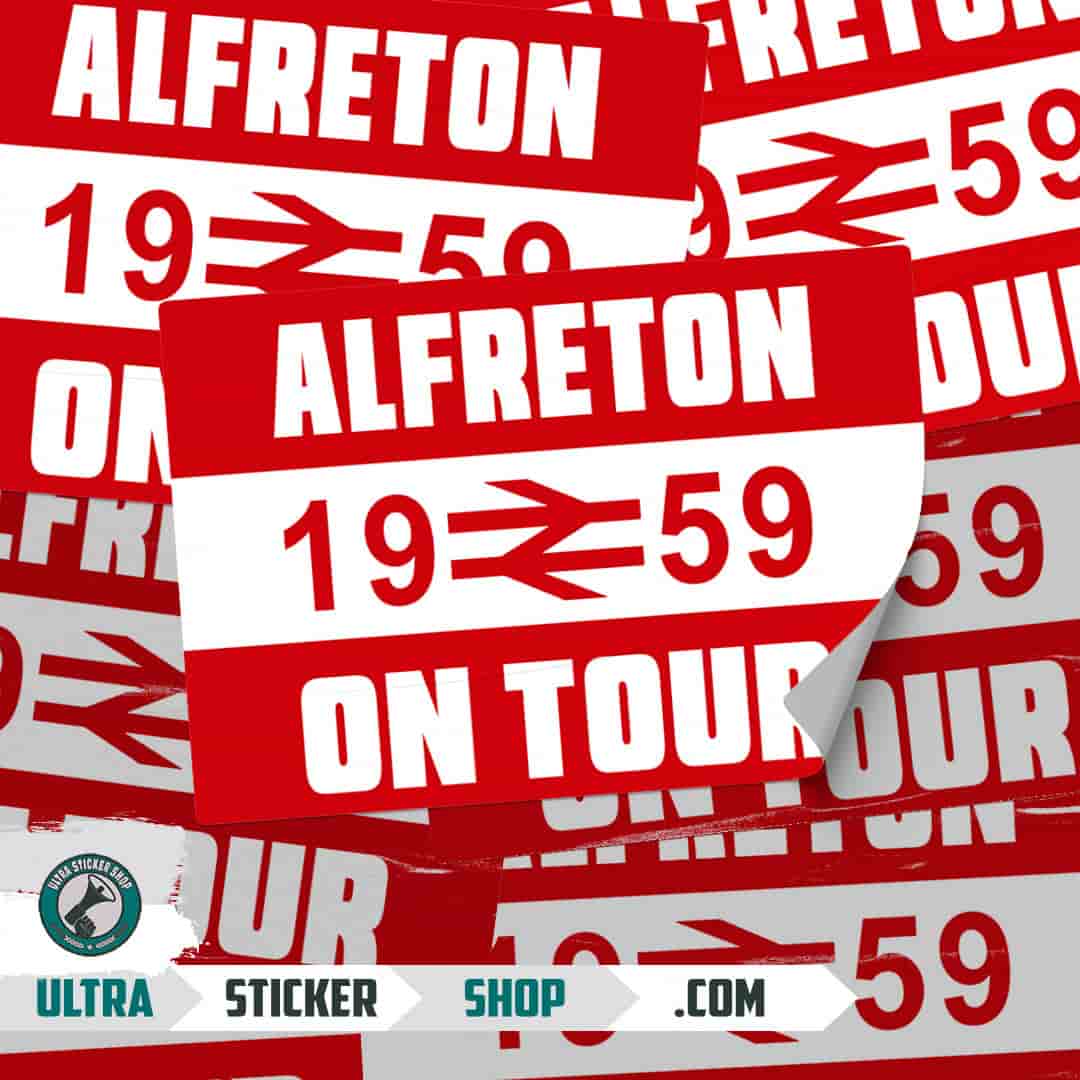 Alfreton 1959 on tour Nalepnice