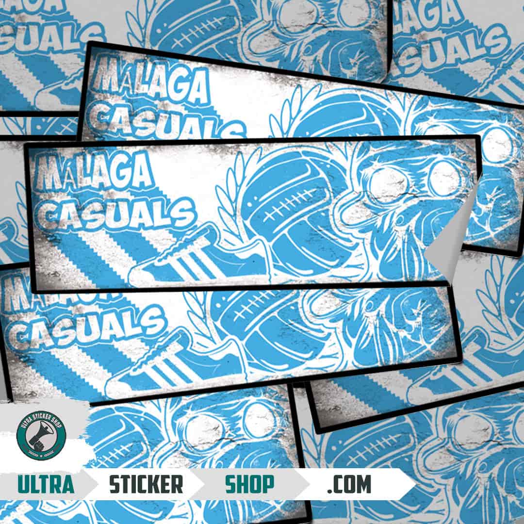 Málaga casuals Naljepnice