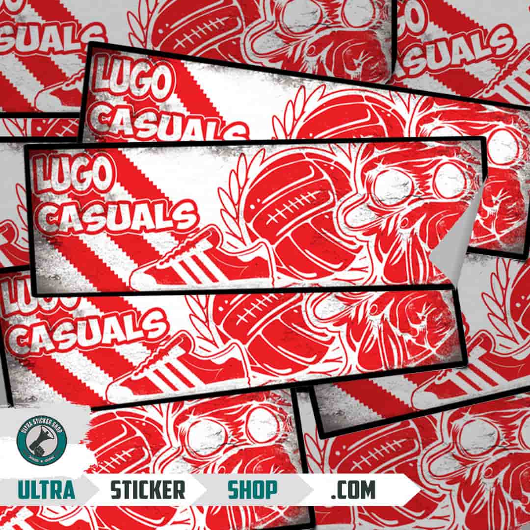 Lugo casuals Aufkleber