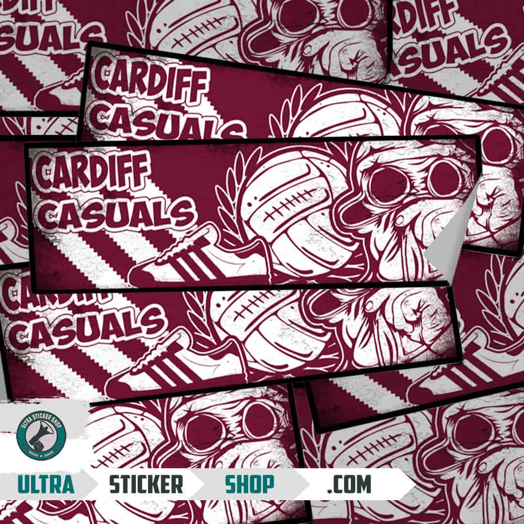 Cardiff casuals Klistermærker