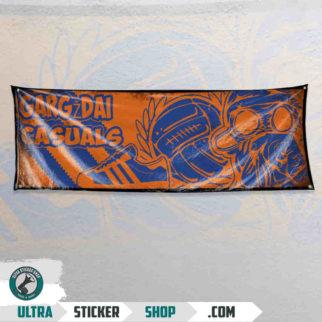 Gargždai casuals Vlag