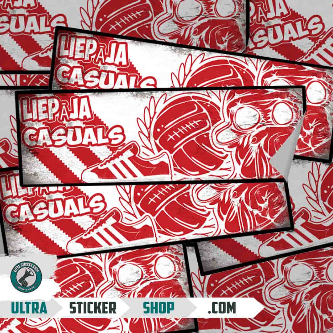 Liepāja casuals Autocollants