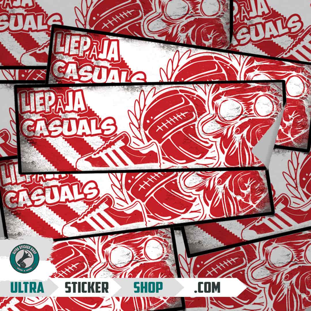 Liepāja casuals Nalepke