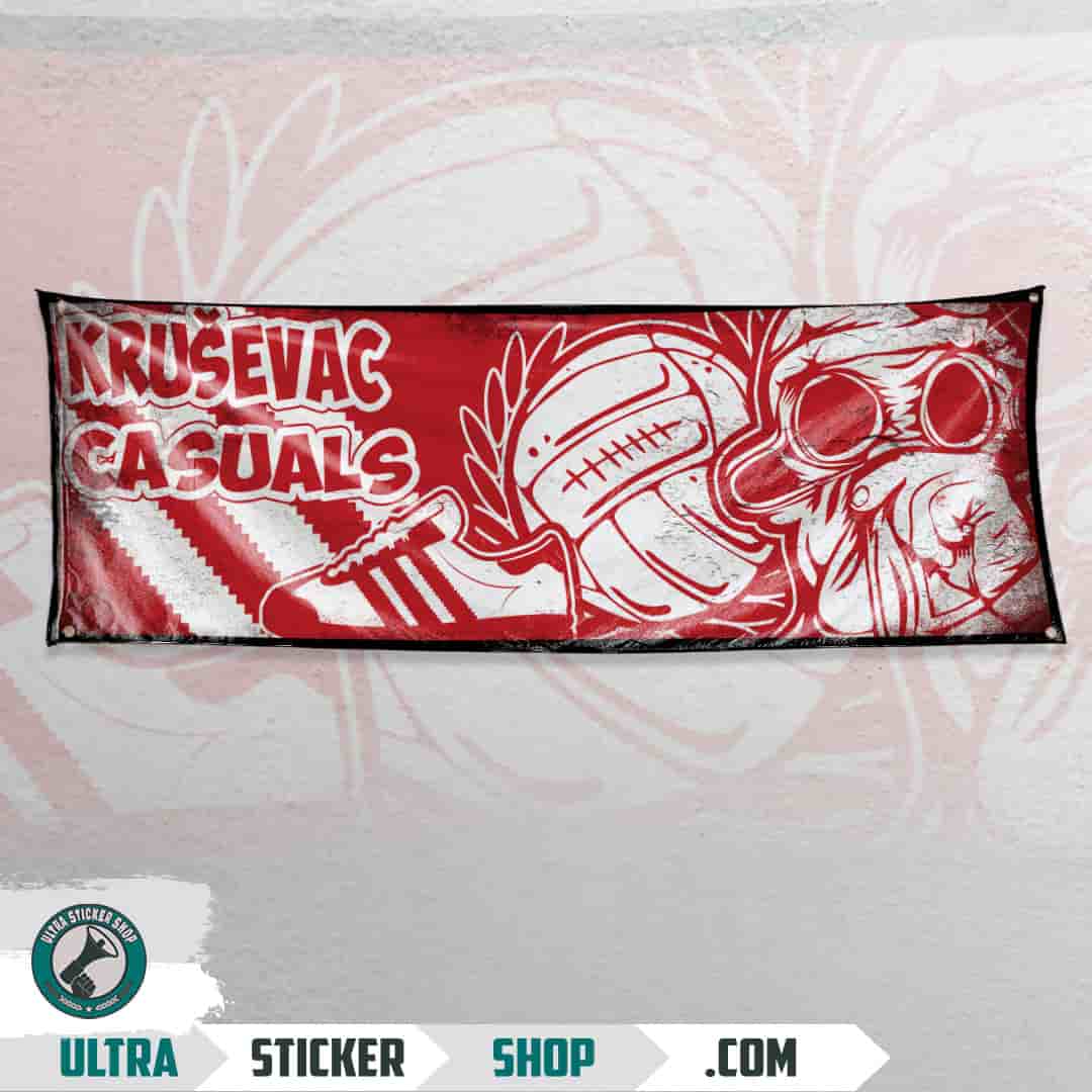 Kruševac casuals Vlajka