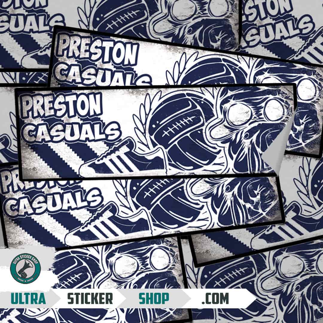 Preston casuals Nálepky