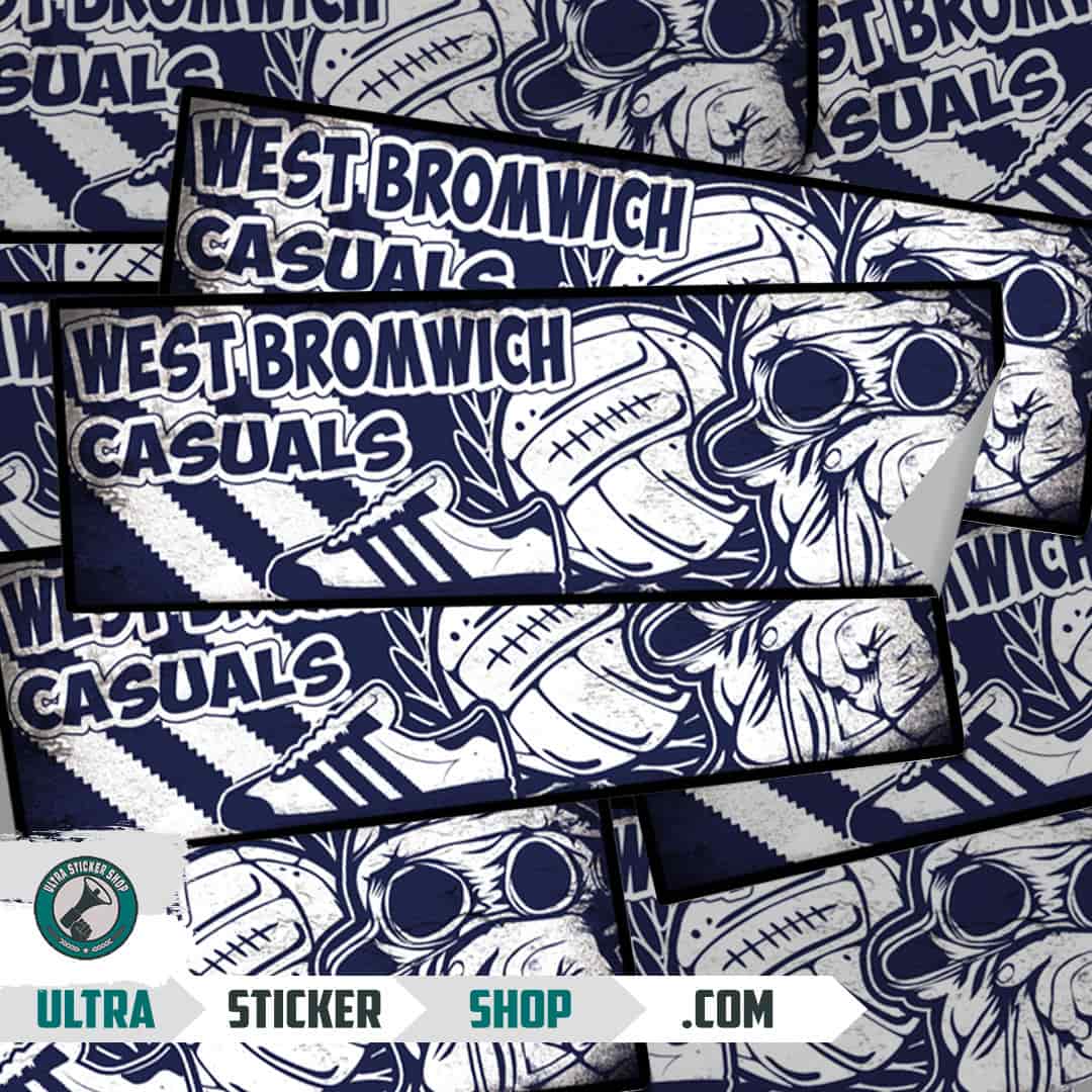 West Bromwich casuals Adesivos