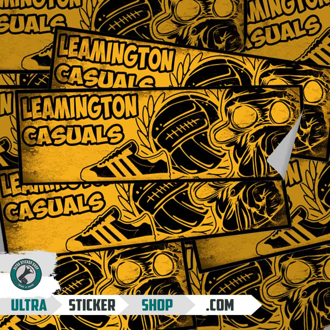 Leamington casuals Nálepky