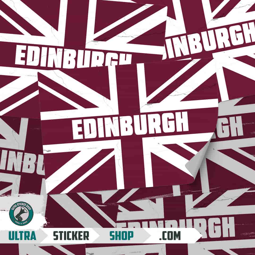 Edinburgh Union Jack Klistermærker