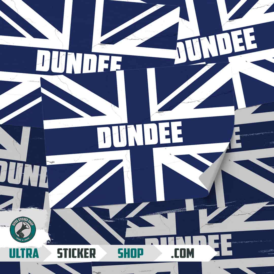 Dundee Union Jack Adesivos