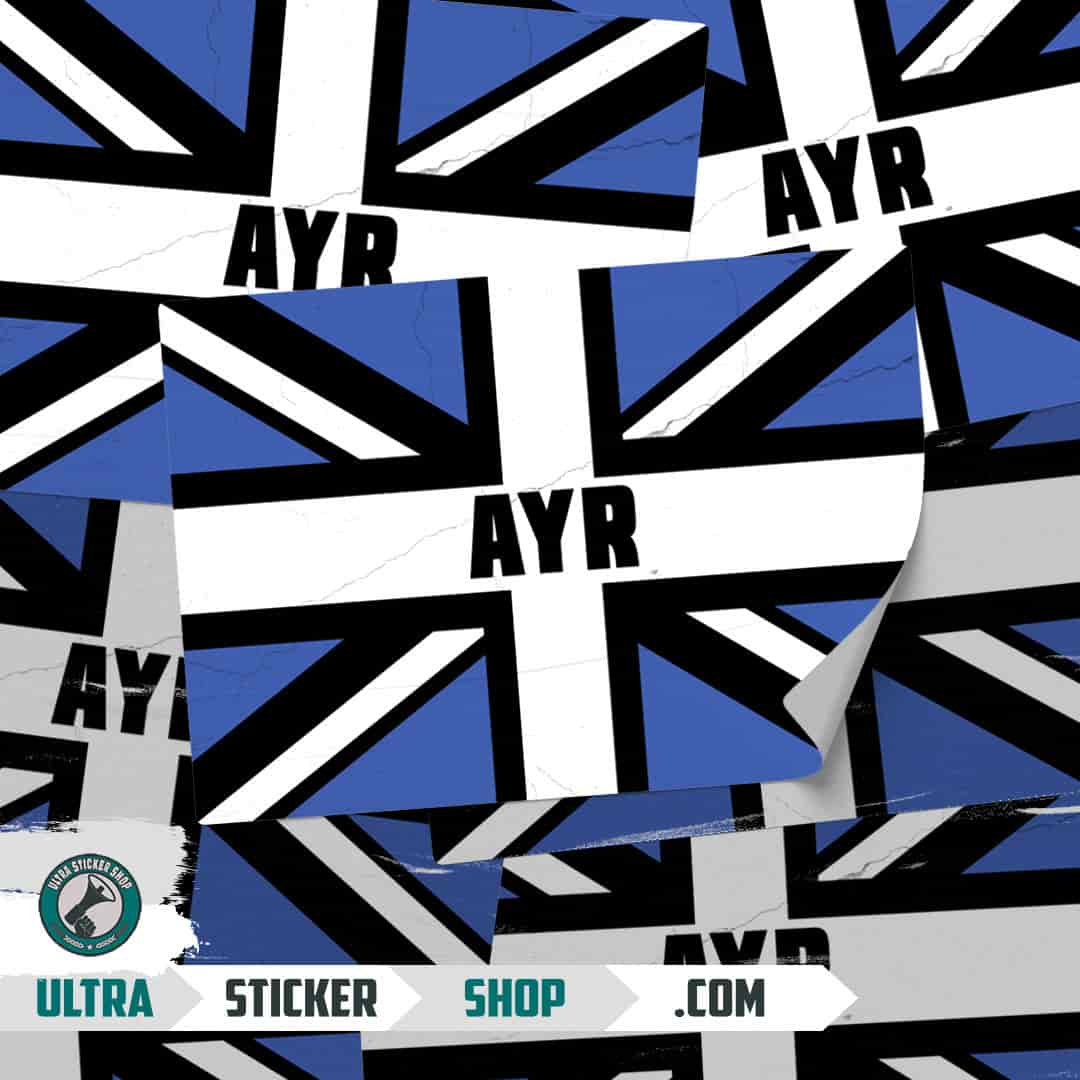 Ayr Union Jack Nalepnice