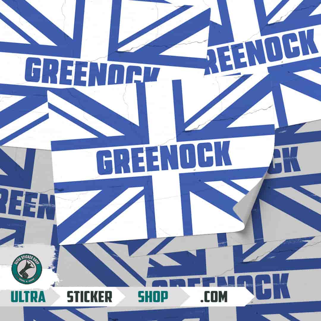 Greenock Union Jack Klistremerker