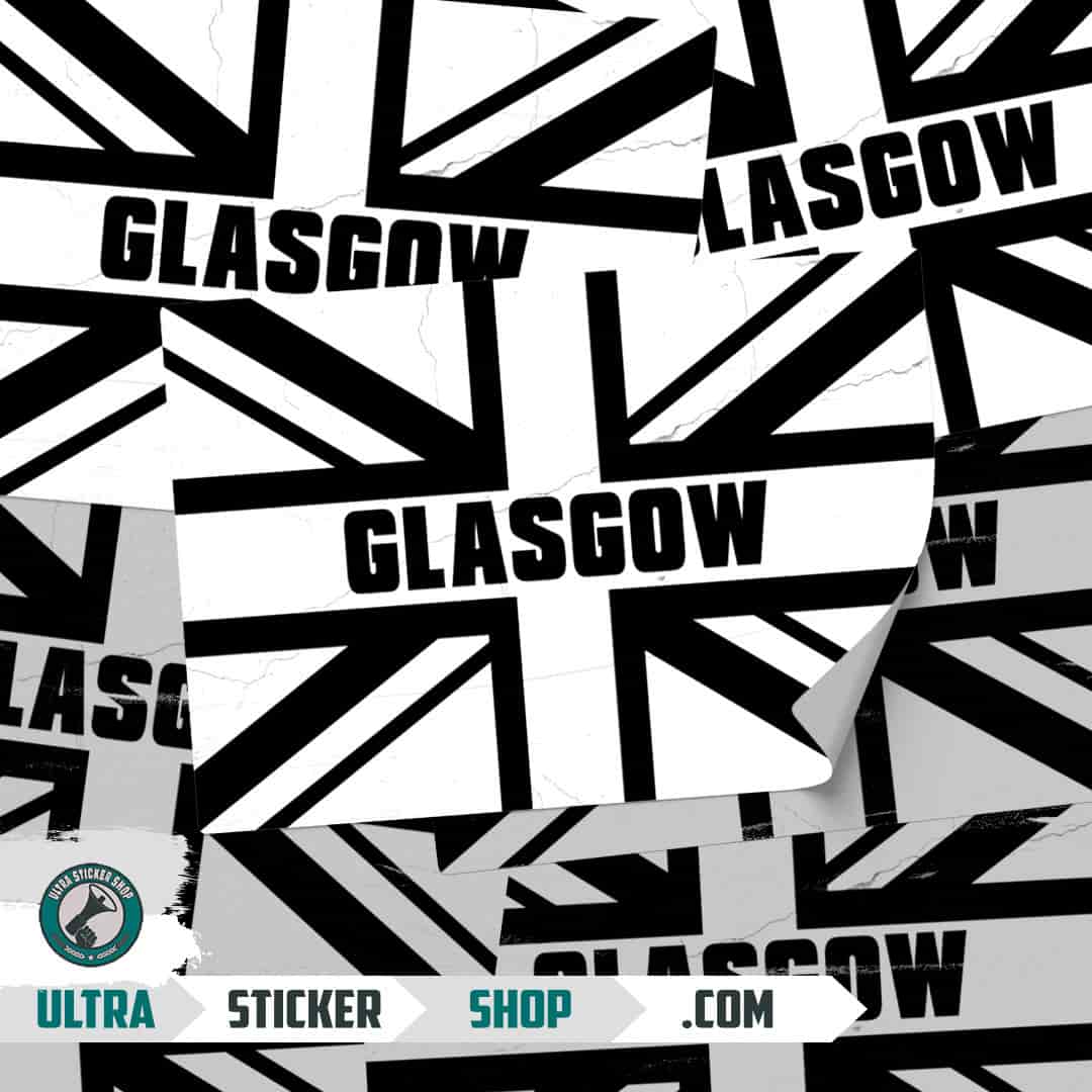 Glasgow Union Jack Nalepnice