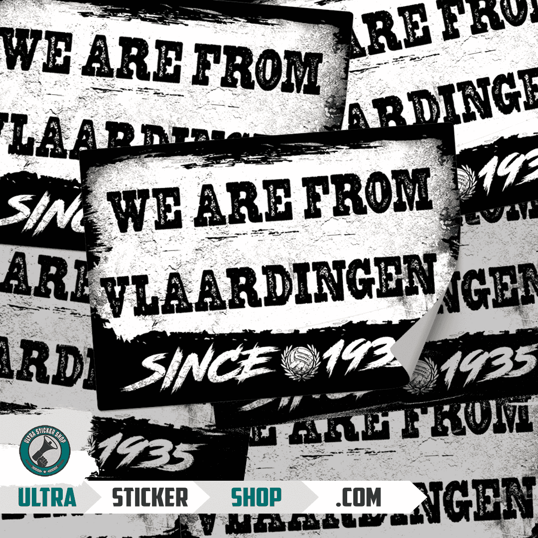 We are from Vlaardingen since 1935 Nalepnice