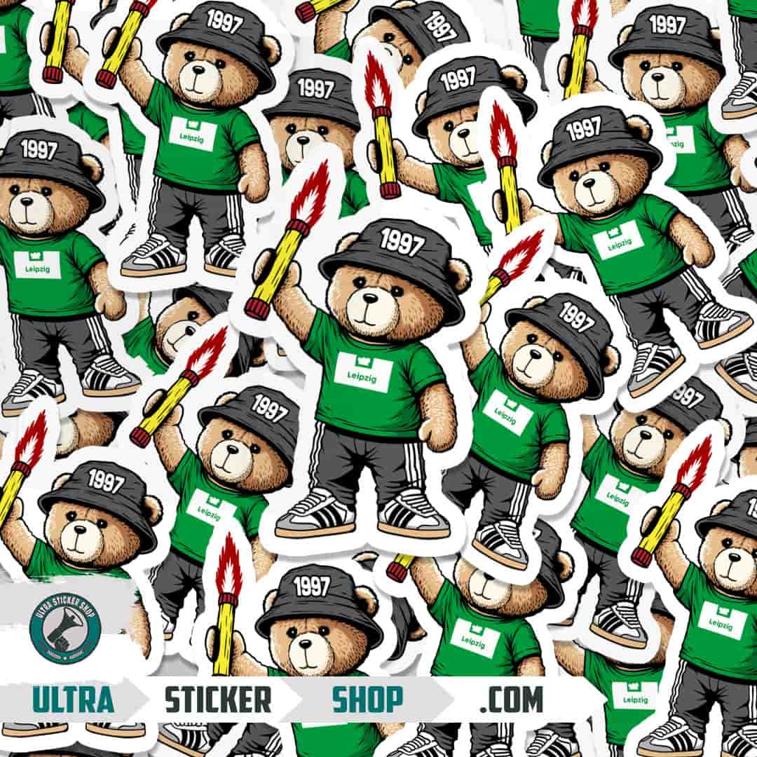 Leipzig 1997 bear Nalepnice