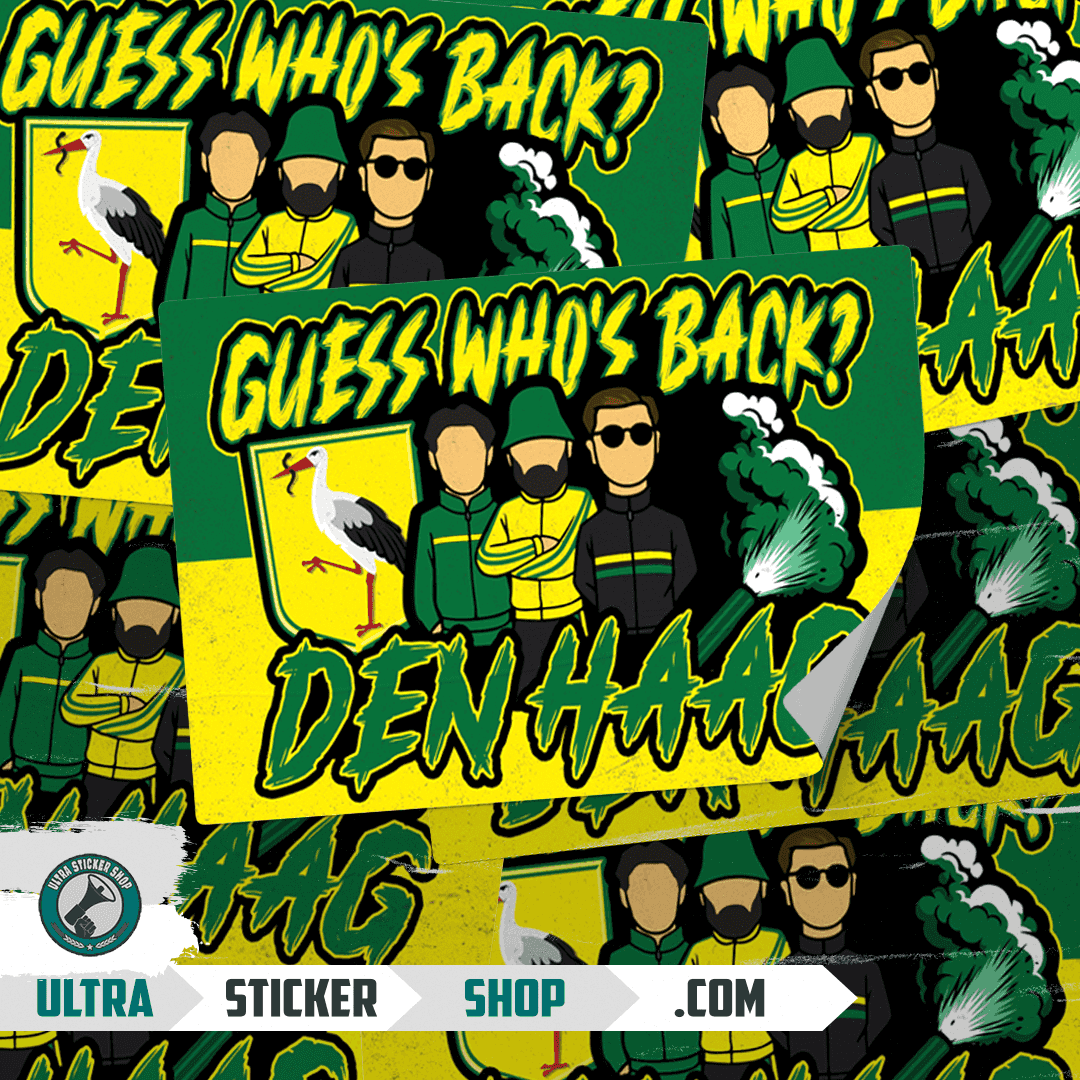 Guess who's back? - Den Haag Nalepnice