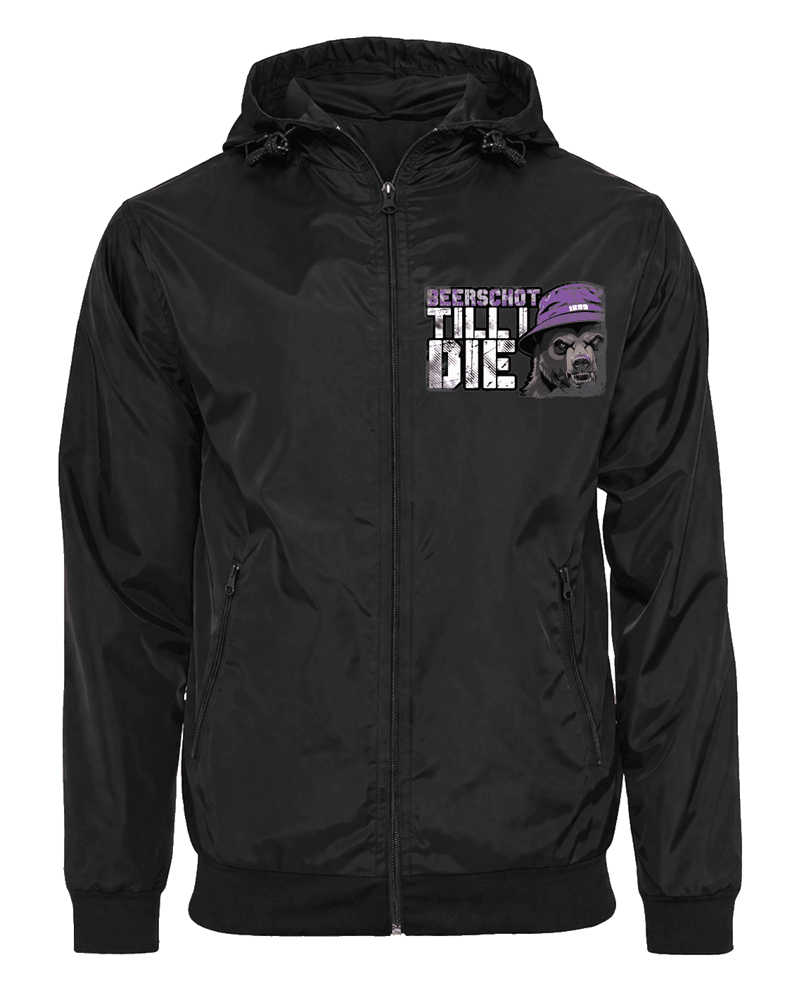 Beerschot till I Die Jacket with Zip-Off Balaclava