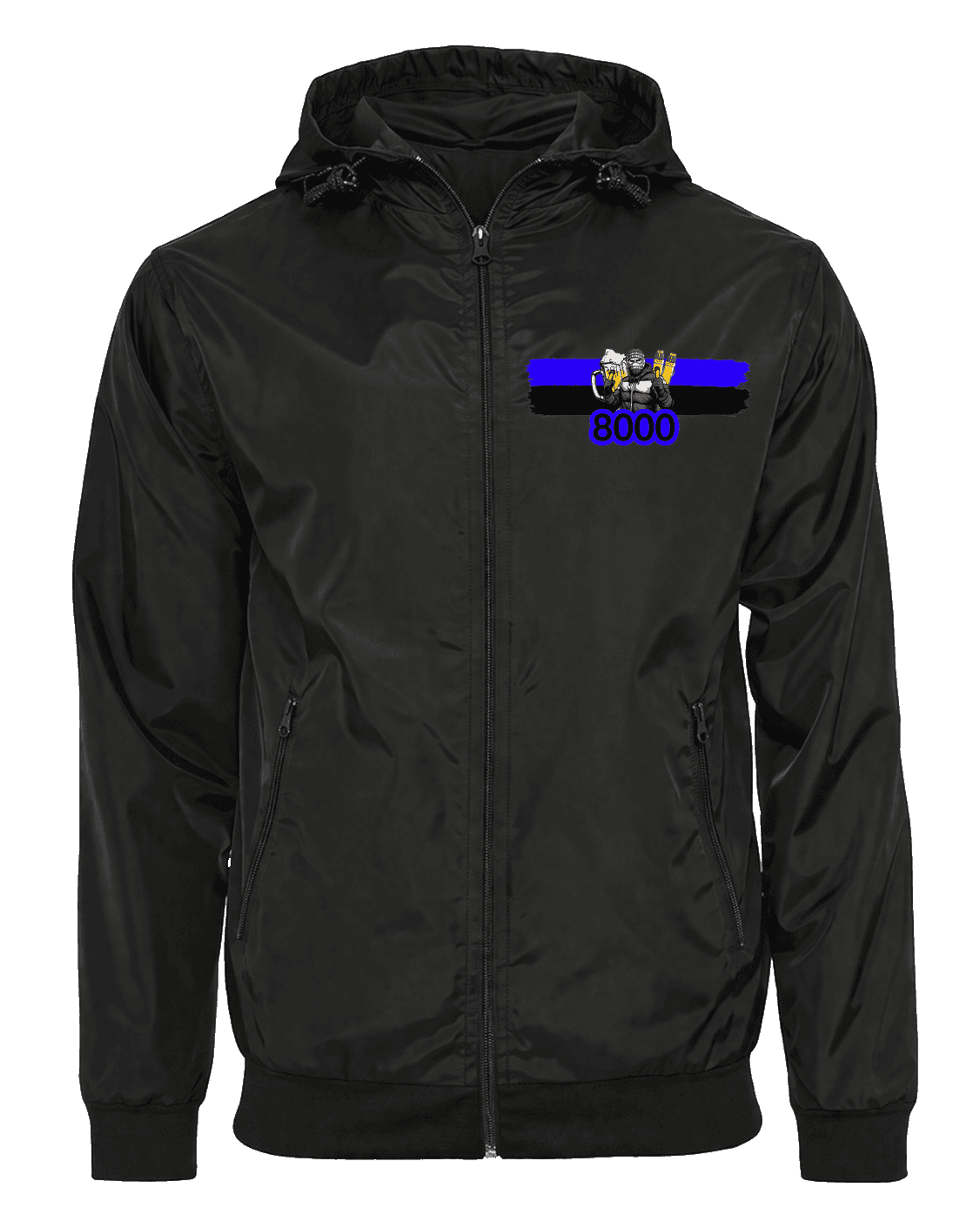 8000 Jacke mit abnehmbarer Balaclava