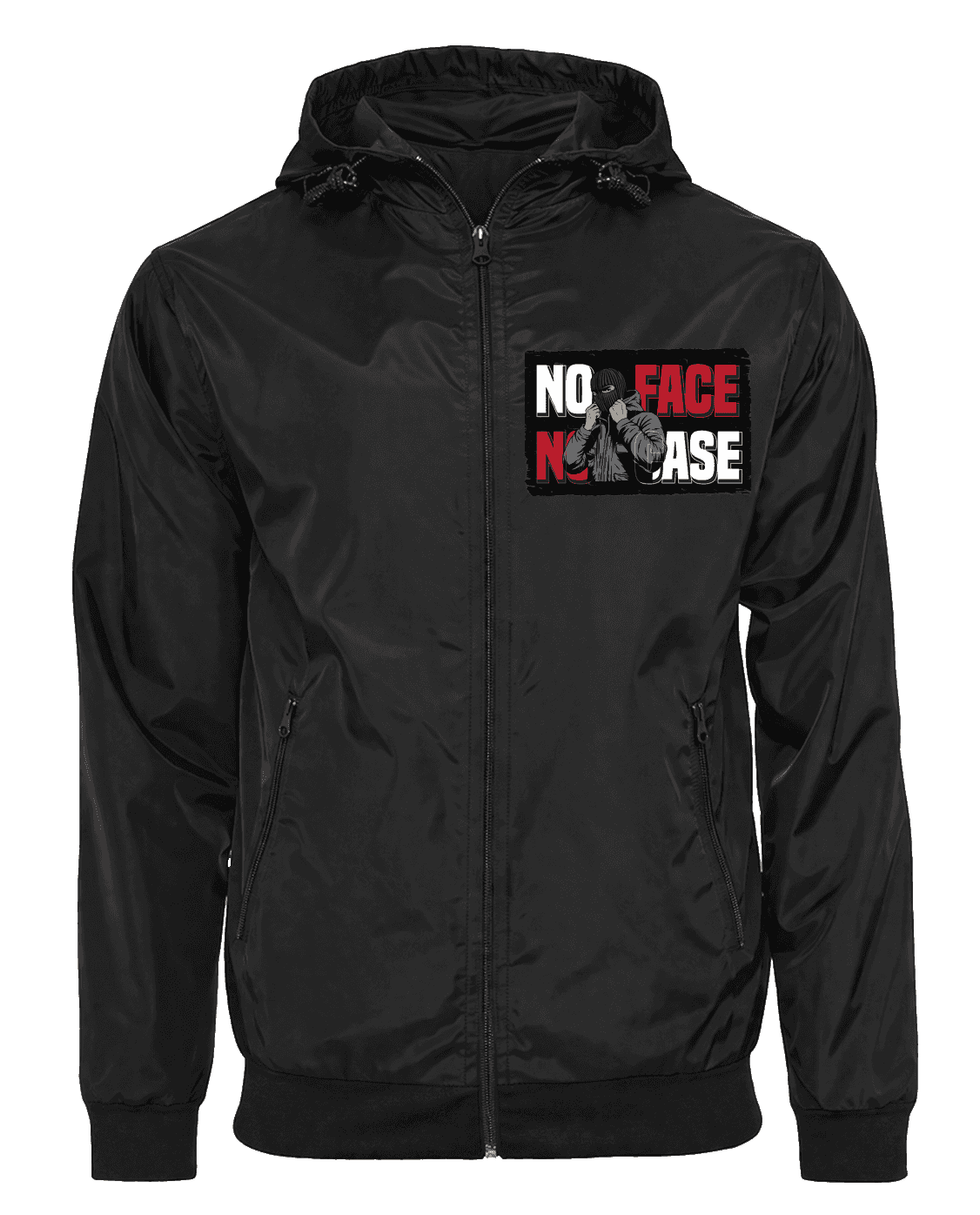 No face no case Jacke mit abnehmbarer Balaclava