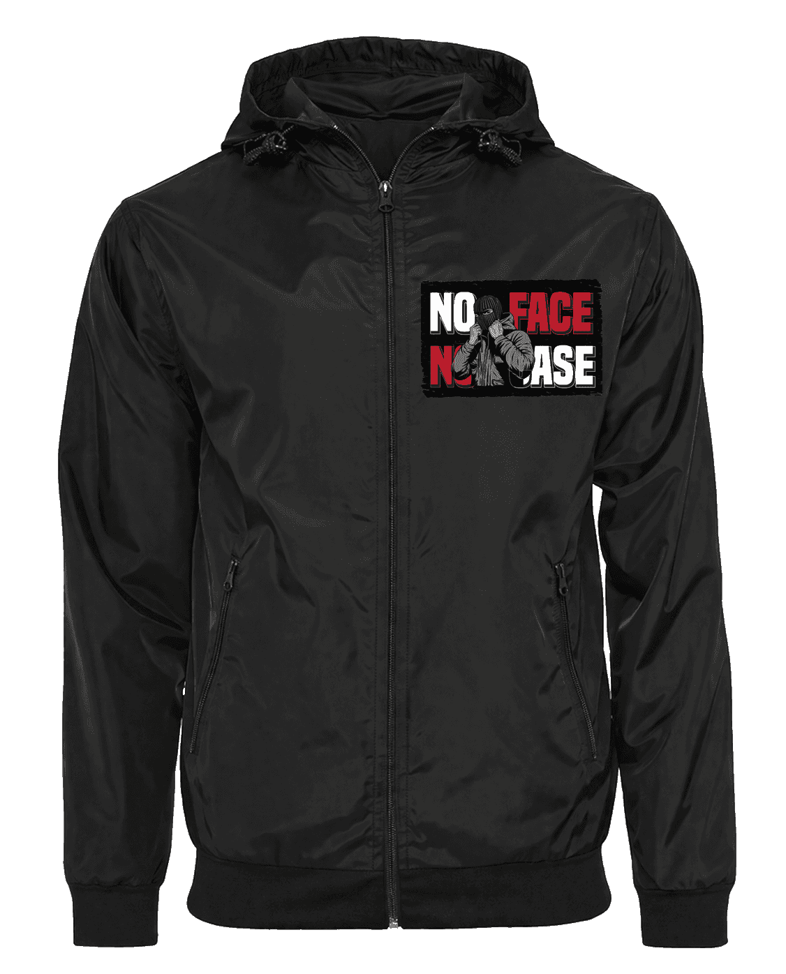 No face no case Jacke mit abnehmbarer Balaclava