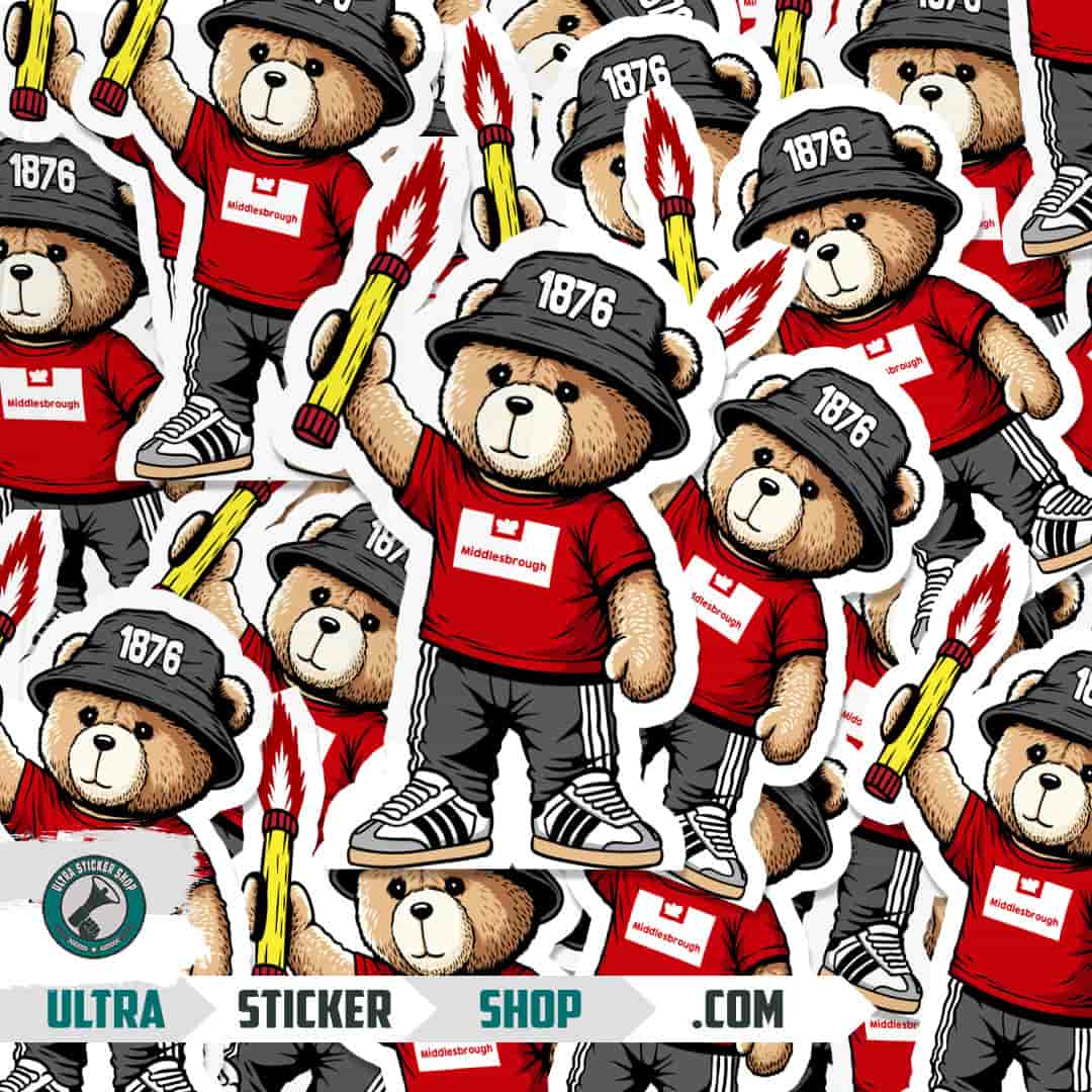 Middlesbrough 1876 bear Nalepnice