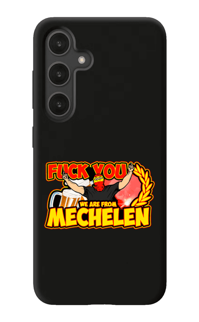 Fuck you we are from Mechelen Samsung-Hülle
