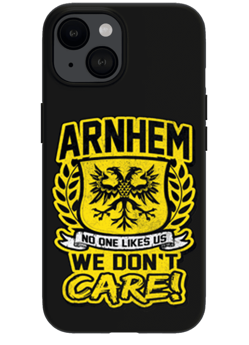 Arnhem no one likes us we don't care! iPhone-Hülle
