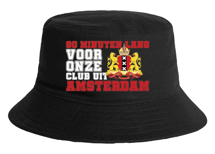 90 Minuten lang voor onze club uit Amsterdam Kapelusz typu bucket