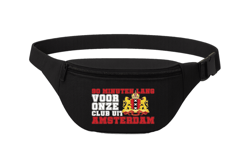 90 Minuten lang voor onze club uit Amsterdam Fanny pack