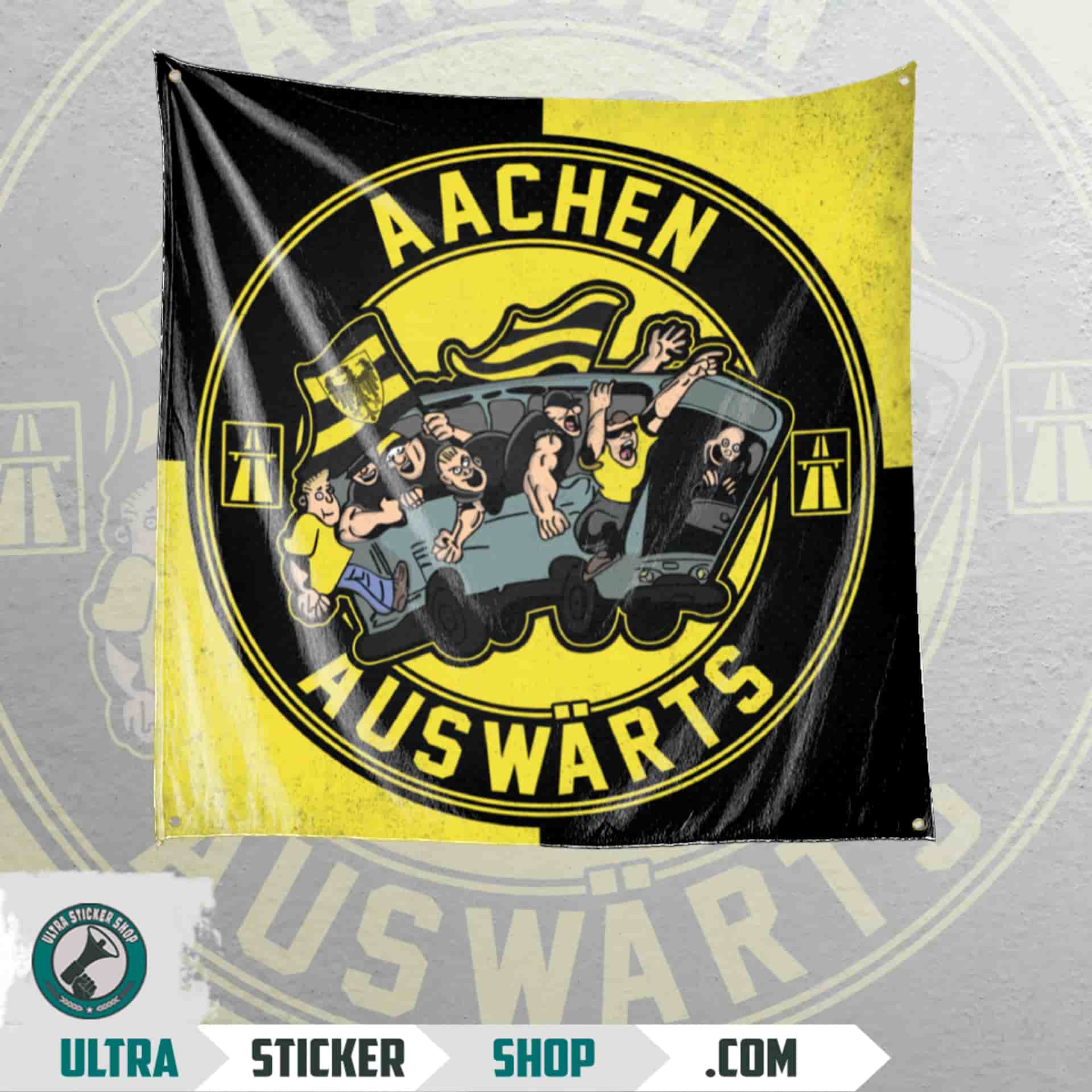 Aachen auswärts Flagg