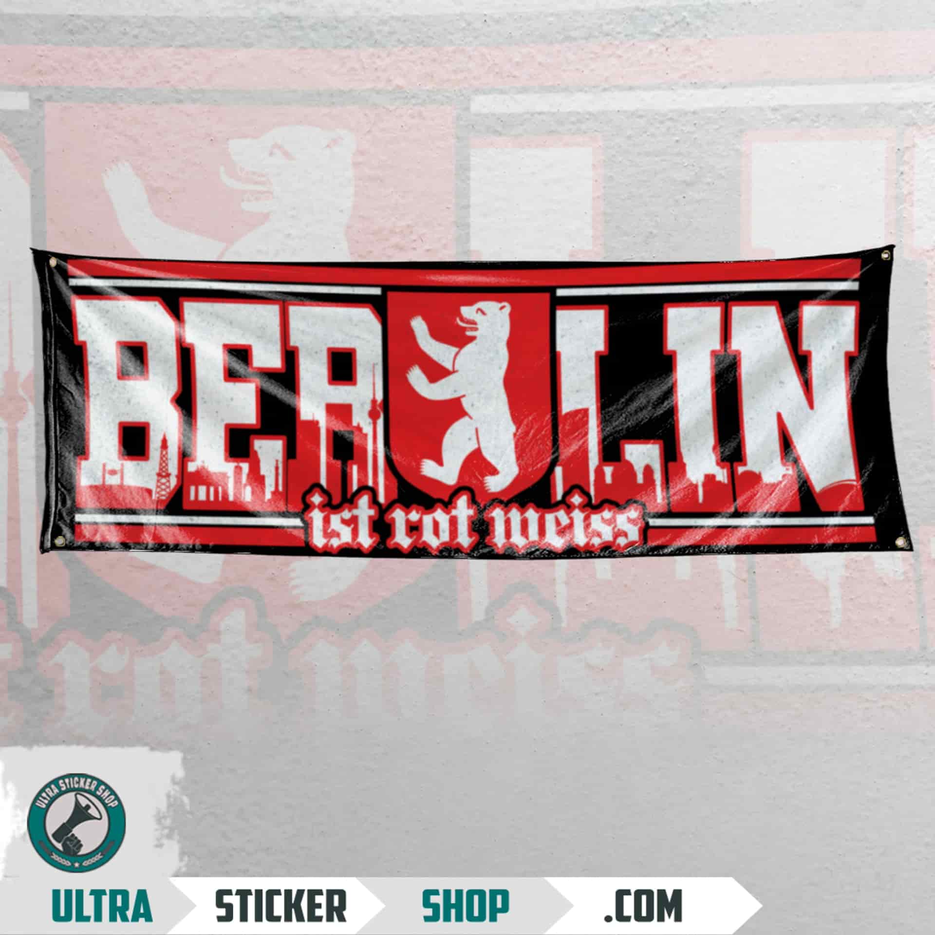 Berlin is rot weiss Zastava